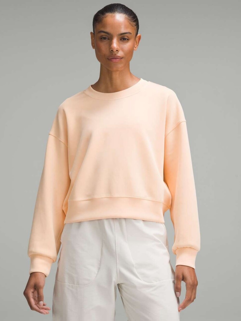 SET Softstreme Crew & Pants In Peach Bellini